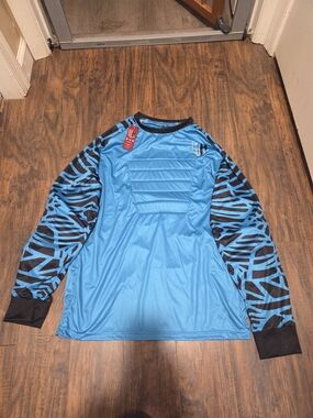 Pro Hightlight Soccer Goalie Jersey for kids, Adults, Goalkeeper Padded Medium